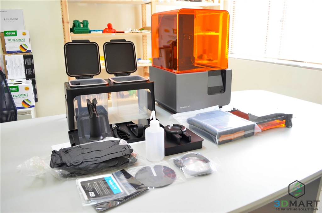 Formlabs SLA 3D列印機 Form 2 臺灣 開箱文章 主機加配件全覽 3DMART