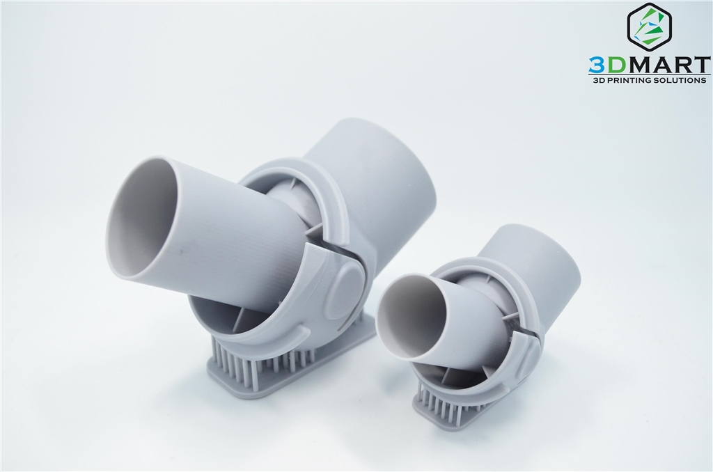 DWS XFAB光固化3D列印機 大小水管側面