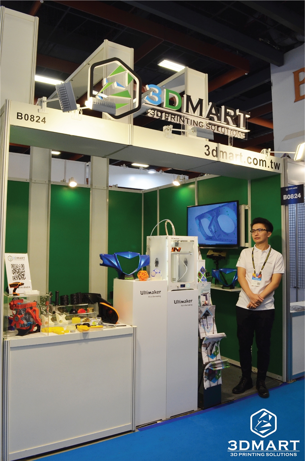 3dmart汽配展攤位全貌