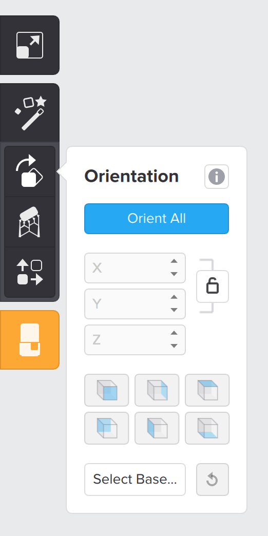 formlabs form2 preform切片軟體教學 旋轉物件 方向旋轉